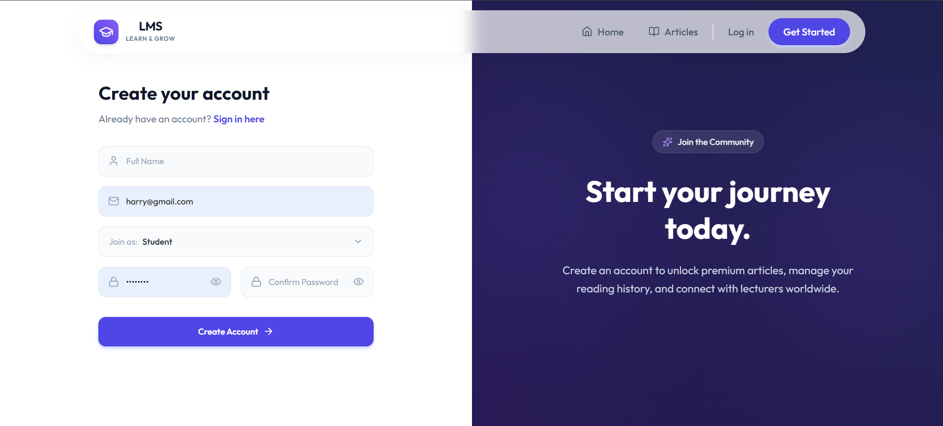 Learning Management System